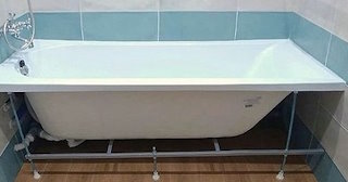 Установка акриловой ванны в Сосновом Бору - Профессиональный монтаж от СантехДомСнб от 4175 рублей.